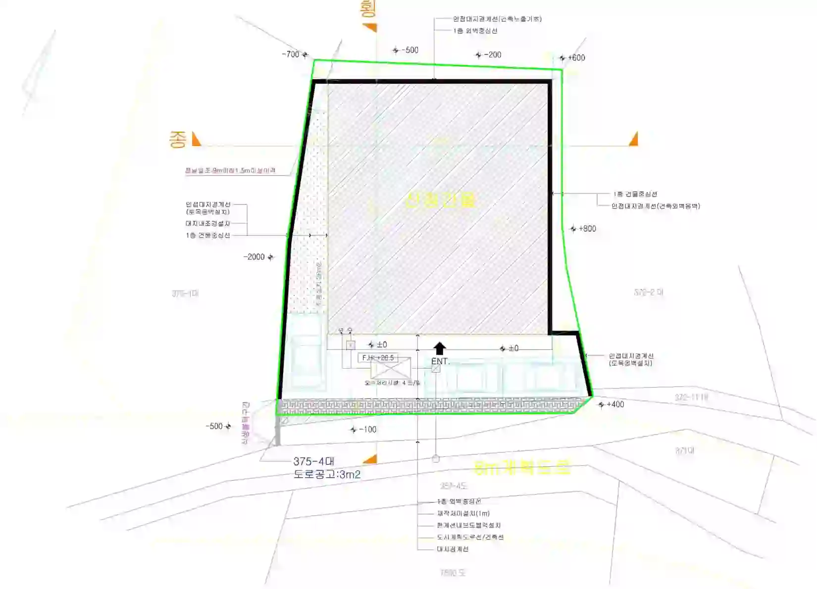 군자동 375-2 배치도 이미지